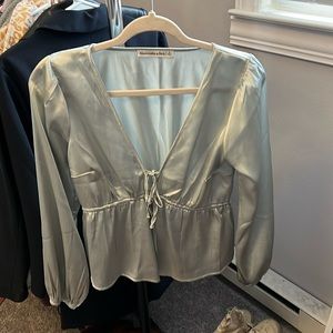 Abercrombie satin top